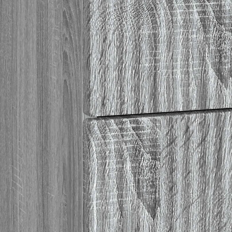 vidaXL Κομοδίνο Γκρι Sonoma 62 x 34,5 x 48 εκ Επεξεργασμένο Ξύλο