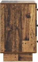 vidaXL Κομοδίνο Παλαιωμένο ξύλο 43 x 41 x 66,5 εκ. Επεξεργασμένο Ξύλο