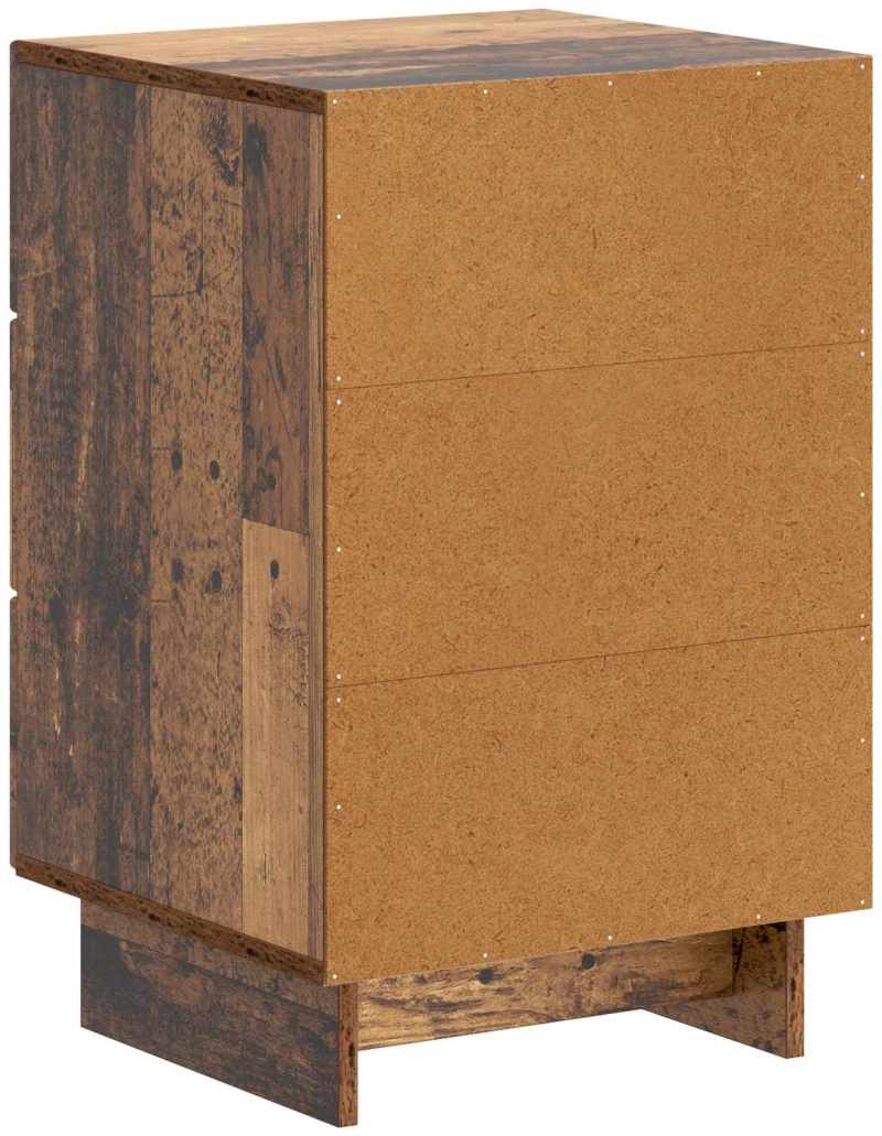 vidaXL Κομοδίνο Παλαιωμένο ξύλο 43 x 41 x 66,5 εκ. Επεξεργασμένο Ξύλο