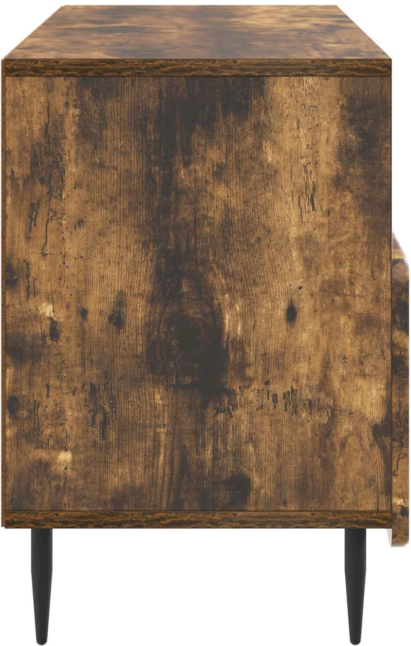 vidaXL Ντουλάπι TV Καπνισμένο Ξύλο Δρυός 102 x 34,5 x 50 εκ.