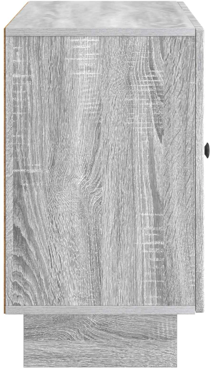 vidaXL Πλαϊνό γραφείο με συρτάρι Γκρι Sonoma 89 x 34,5 x 60 εκ.
