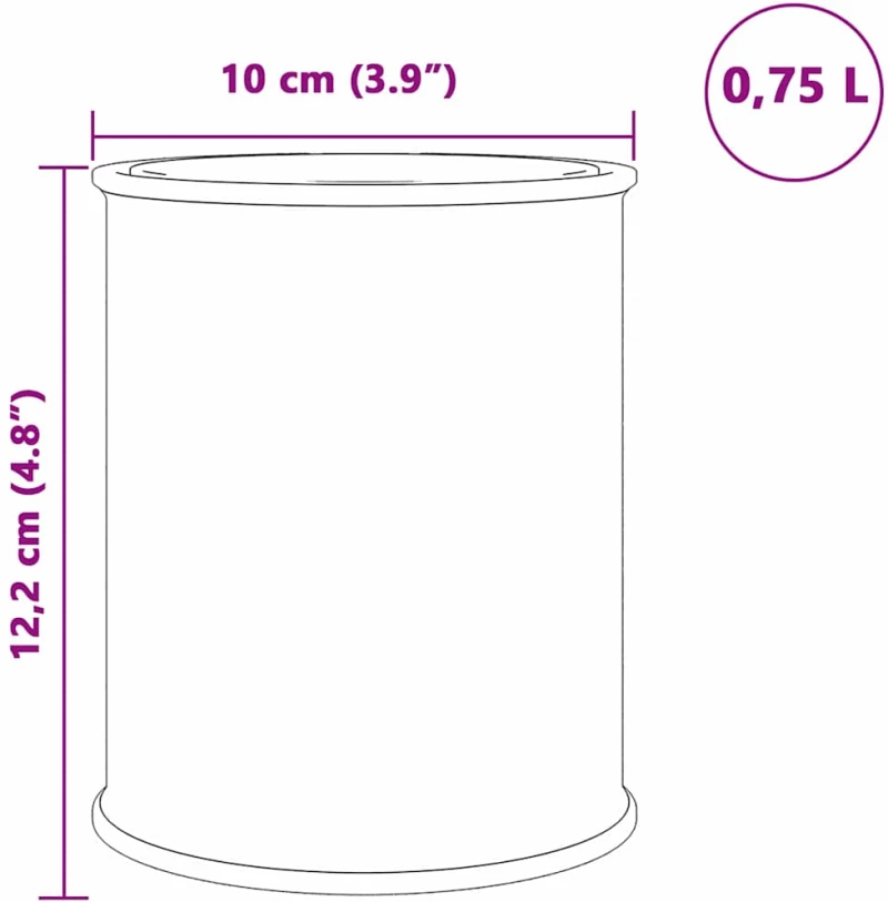 vidaXL Βαφή επίπλων Γκρι 0,75 L Εκτύπωση τοίχου