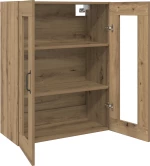 vidaXL Ντουλάπι αποθήκευσης Επιτοίχιο Artisan Oak 69,5 x 34 x 90 εκ.
