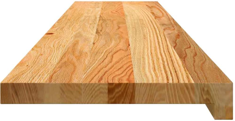 vidaXL Περβάζια παραθύρων 2 τεμ. Αν. Καφέ 120x25x2εκ. Μασίφ Ξύλο Δρυός