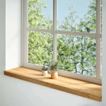 vidaXL Περβάζια παραθύρων 2 τεμ. Αν. Καφέ 110x25x2εκ. Μασίφ Ξύλο Δρυός
