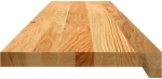 vidaXL Περβάζια παραθύρων 2 τεμ. Αν. Καφέ 110x25x2εκ. Μασίφ Ξύλο Δρυός
