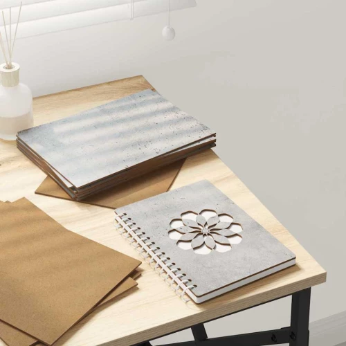 vidaXL Διακοσμητικά Πάνελ 12 pcs Σκυρόδεμα Γκρι 15 x 21 x 0.27 εκ.
