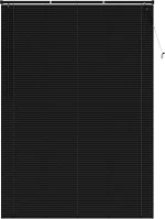 vidaXL Βενετσιάνικη Σκίαση Μαύρο 213 x 130 εκ PVC