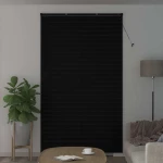vidaXL Βενετσιάνικη Σκίαση Μαύρο 213 x 130 εκ PVC