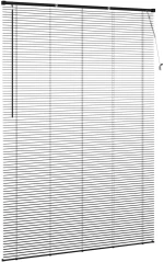 vidaXL Βενετσιάνικη Σκίαση Μαύρο 213 x 130 εκ PVC
