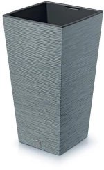 Γλάστρα - κασπώ FURU γκρι Y55x29,5x29,5εκ.
