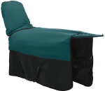 vidaXL Σαμάρι Ίππου Σκούρο πράσινο και μαύρο 125 cm Πολυεστέρας
