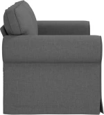 vidaXL Καναπές Σκούρο Γκρι 155 x 82 x 80 εκ ύφασμα