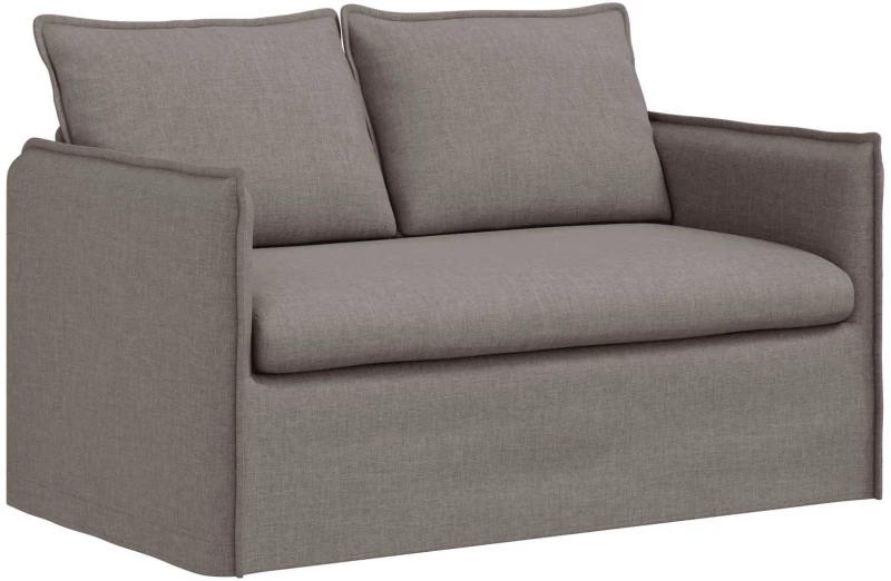 vidaXL Σετ Καναπέ 2 pcs Taupe 136 x 82 x 85 εκ Ύφασμα