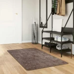 vidaXL Χαλί Runner MARSA Γκρι 80 x 150 cm Πολυέστερ και PVC