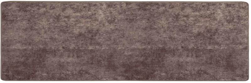 vidaXL Χαλί Runner MARSA Γκρι 100 x 350 εκ. Πολυέστερ και PVC