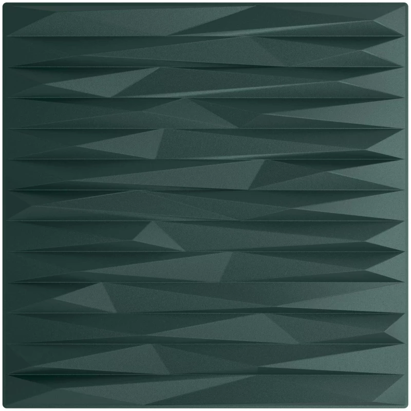 vidaXL Πάνελ τοίχου 48 pcs Πέτρα Πράσινο 50 x 50 cm Φελιζόλ XPS