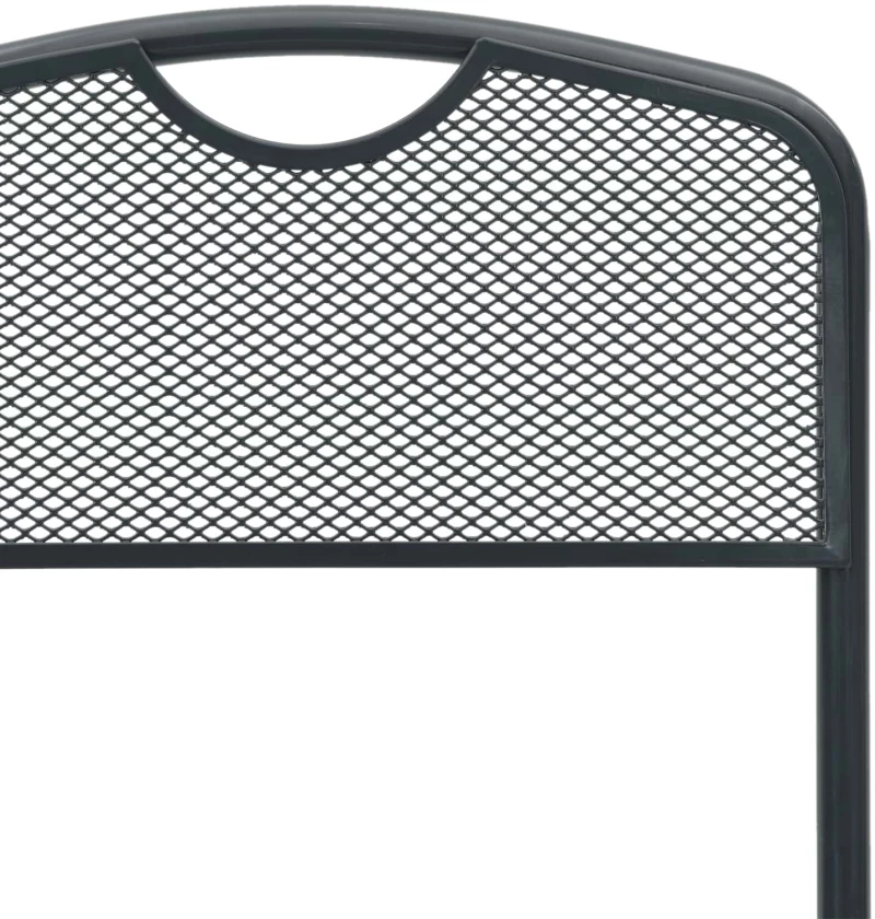 vidaXL Καρέκλες Κήπου 2 pcs Ανθρακί 52,5 x 46 x 82 εκ Σίδερο
