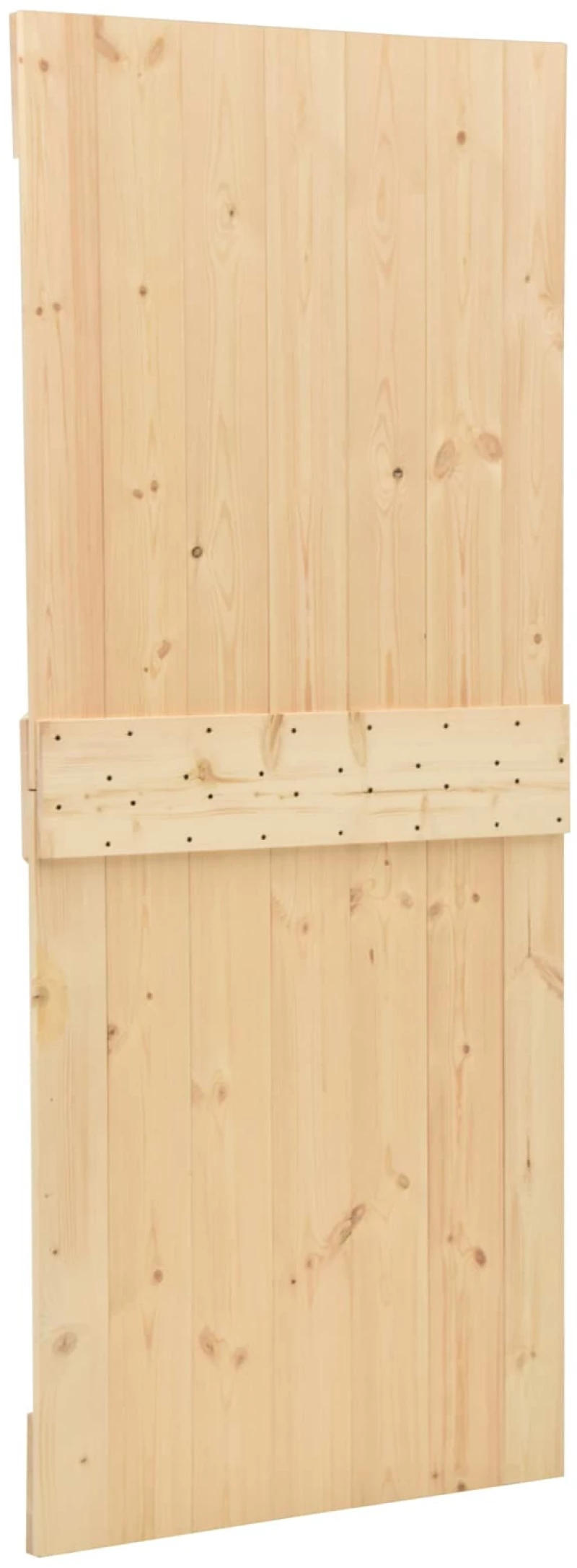vidaXL Πόρτα NARVIK Φυσικό 100 x 210 cm Συμπαγές Ξύλο Πεύκου