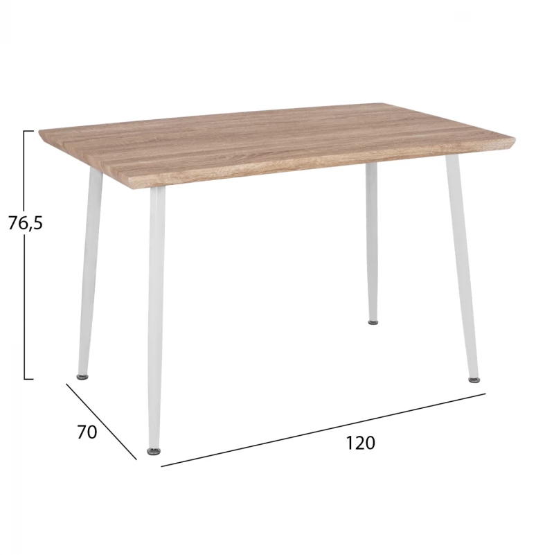 ΣΕΤ ΤΡΑΠΕΖΑΡΙΑΣ 5ΤΜΧ PALOMA HM10382 MDF TOP ΣΕ SONAMA--ΜΠΕΖ ΚΑΡΕΚΛΕΣ
