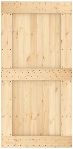 vidaXL Πόρτα NARVIK Φυσικό 100 x 210 cm Συμπαγές Ξύλο Πεύκου