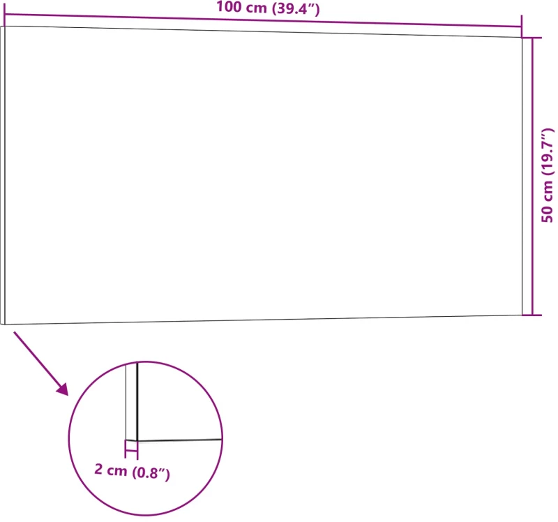 vidaXL Πάνελ τοίχου 10 pcs Ανοιχτό καφέ και Λευκό 100 x 50 cm