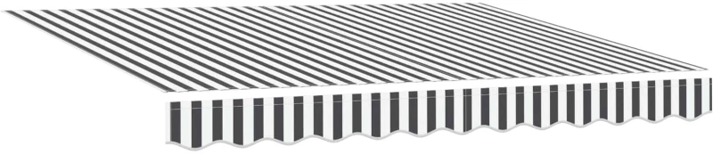 vidaXL Χειροκίνητη αναδιπλούμενη τέντα με LED 3,5 x 2,5 μ
