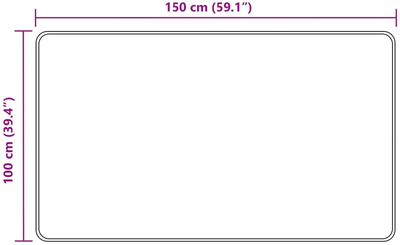 vidaXL Χαλί Runner MARSA Άμμος 100 x 150 cm Πολυέστερ και PVC