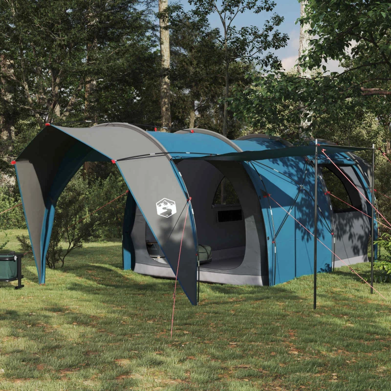 vidaXL Σκηνή τούνελ Μπλε 562 x 265 x 216 εκ