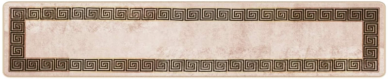 vidaXL Χαλί Runner MARSA Μαύρο 50 x 250 εκ. Πολυέστερ και PVC