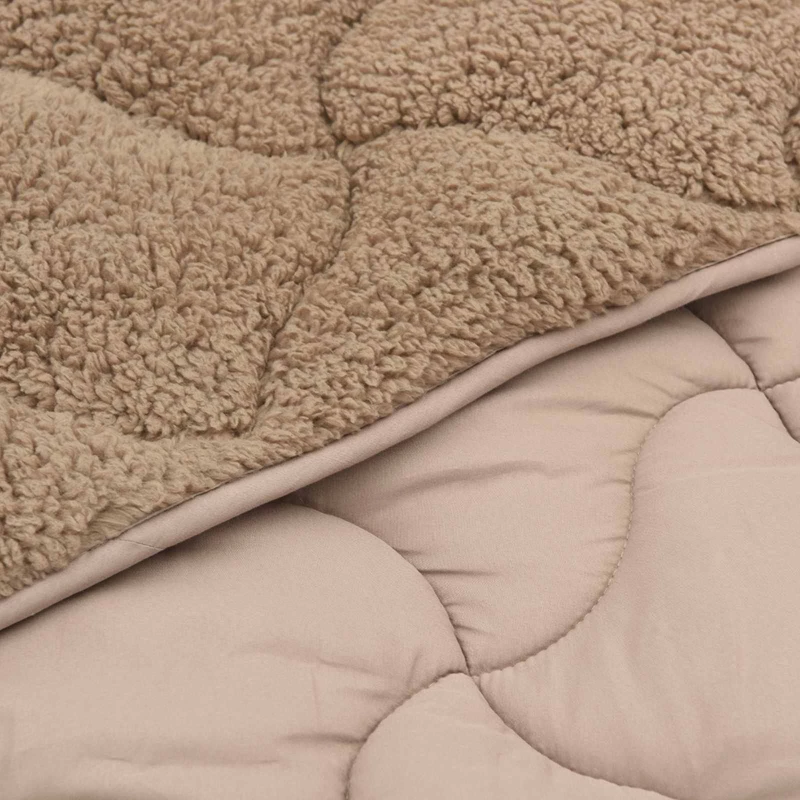 vidaXL Καλοκαιρινό Παπλωματοθήκη Ουαντινγκ Taupe 200 x 200 cm