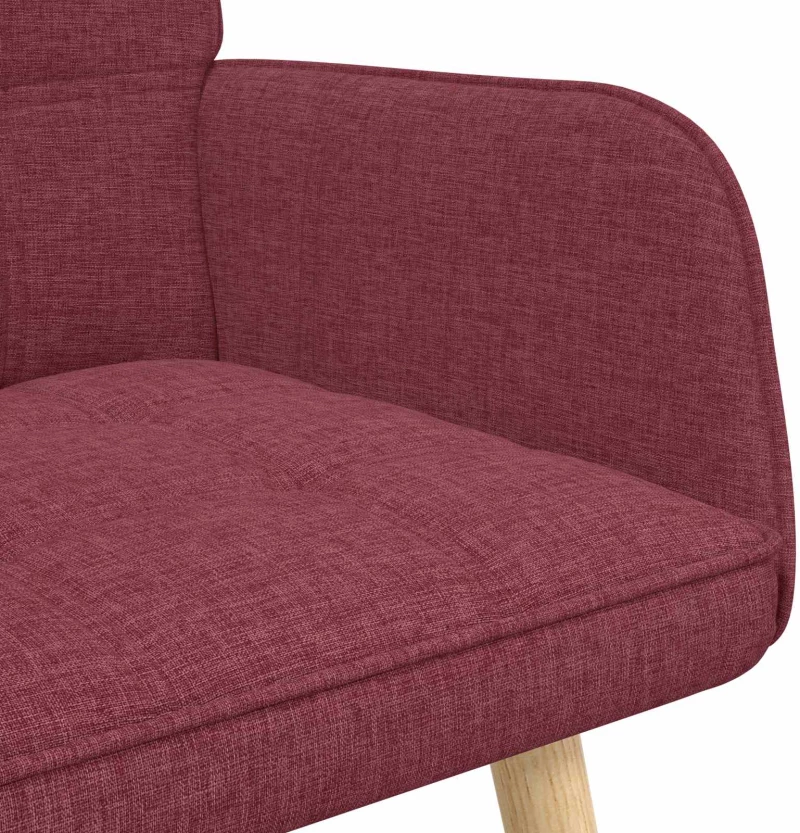 vidaXL Διθέσιος Καναπές Μπορντό 115 x 61 x 87 εκ. ύφασμα