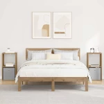 vidaXL Κομοδίνο 2 pcs Artisan Oak 35 x 32 x 68,5 εκ Επεξεργασμένο ξύλο