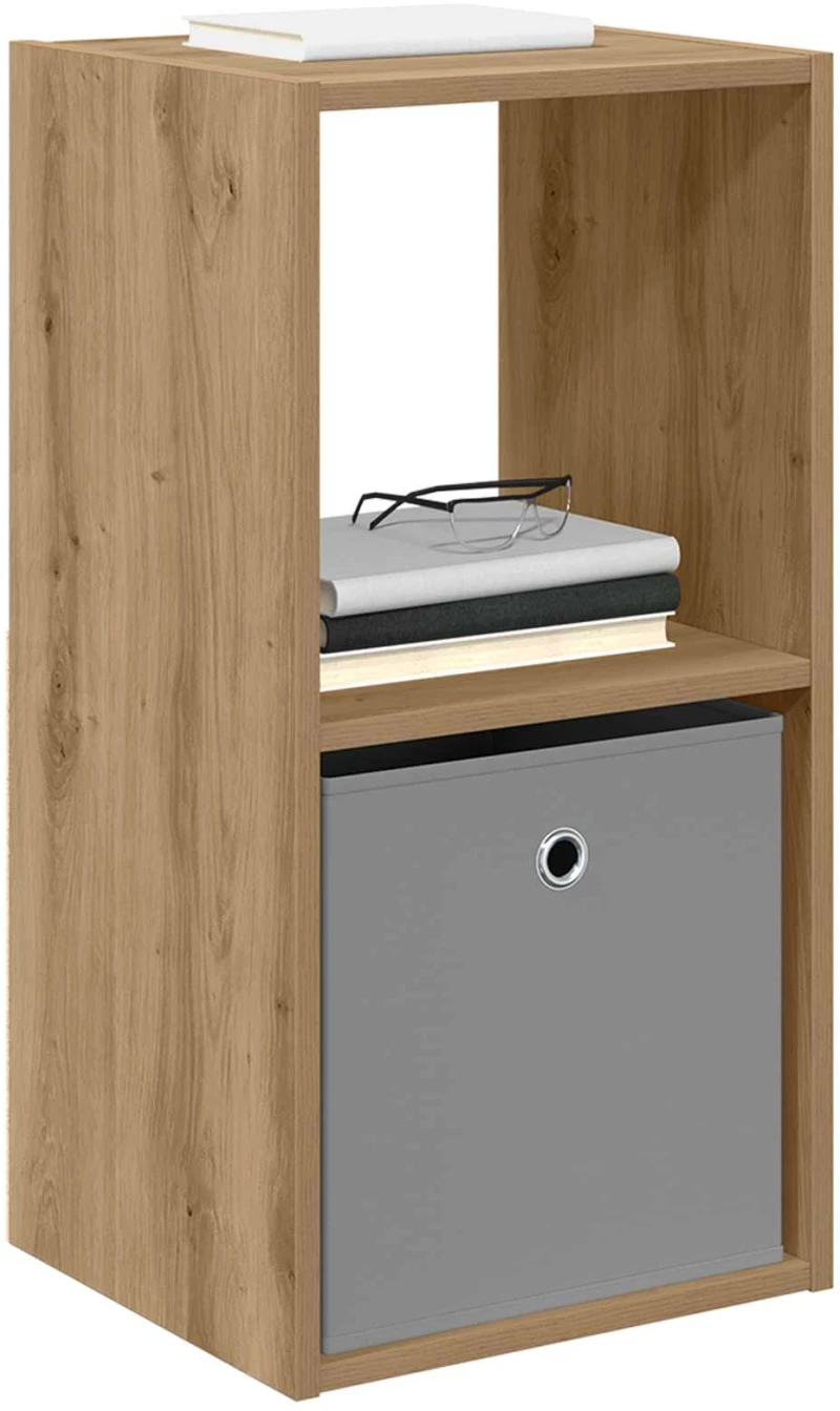 vidaXL Κομοδίνο 2 pcs Artisan Oak 35 x 32 x 68,5 εκ Επεξεργασμένο ξύλο
