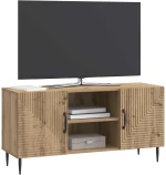 vidaXL Ντουλάπι TV Artisan Δρυς 102 x 34,5 x 50 εκ. Επεξεργασμένο Ξύλο