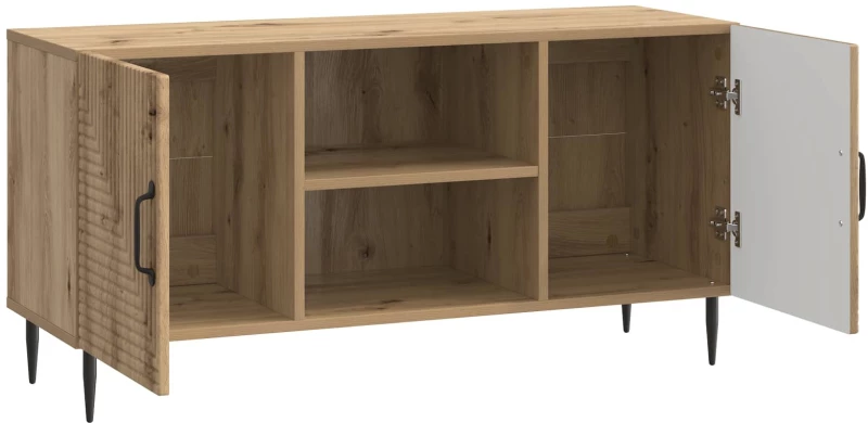 vidaXL Ντουλάπι TV Artisan Δρυς 102 x 34,5 x 50 εκ. Επεξεργασμένο Ξύλο