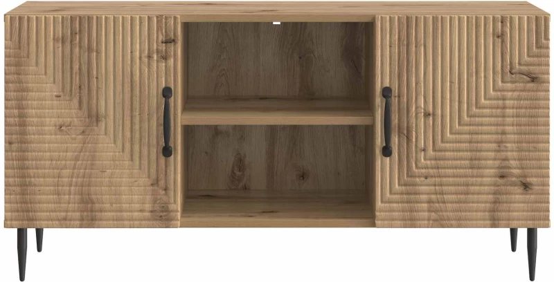 vidaXL Ντουλάπι TV Artisan Δρυς 102 x 34,5 x 50 εκ. Επεξεργασμένο Ξύλο
