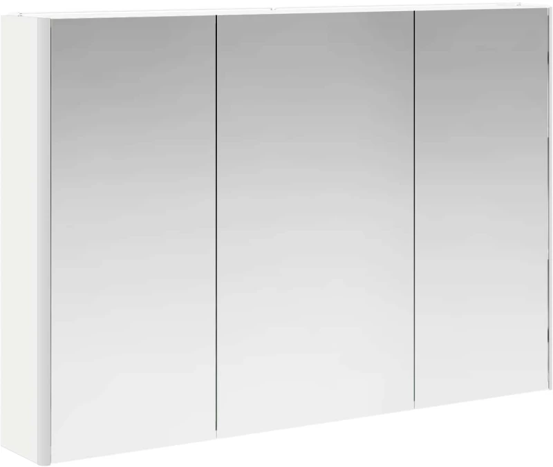 vidaXL Καθρέφτης Ντουλάπα Μπάνιου Λευκό 103,5 x 15,5 x 70 εκ.