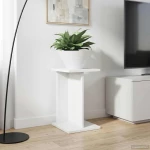 vidaXL Βάση φυτών 2 pcs Λευκός 25 x 25,5 x 40,5 εκ.