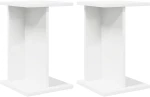 vidaXL Βάση φυτών 2 pcs Λευκός 25 x 25,5 x 40,5 εκ.