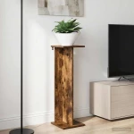 vidaXL Βάση φυτών 2 pcs Καπνιστή Δρυς 25 x 25,5 x 80,5 εκ.