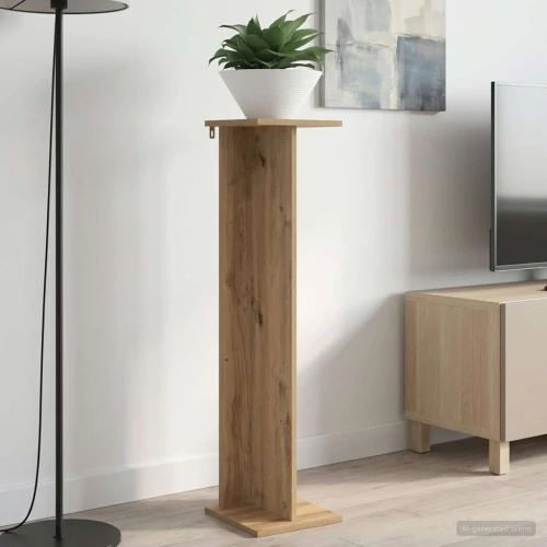 vidaXL Βάση φυτών 2 pcs Τεχνίτικη Δρυς 25 x 25,5 x 100,5 εκ.