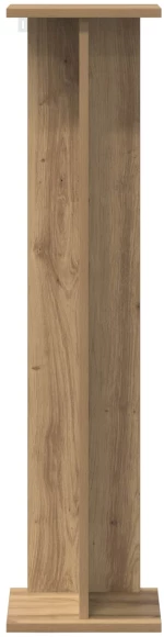 vidaXL Βάση φυτών 2 pcs Τεχνίτικη Δρυς 25 x 25,5 x 100,5 εκ.
