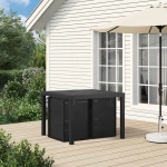 vidaXL Καρέκλες Εστιατορίου Κήπου 2 pcs Ανθρακί 53 x 47 x 88,5 εκ PP