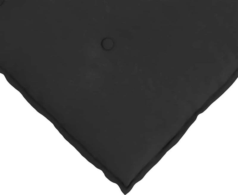 vidaXL Μαξιλάρι Πλάτης Μαύρο 180 x 50 εκ. Ύφασμα Μικροΐνας