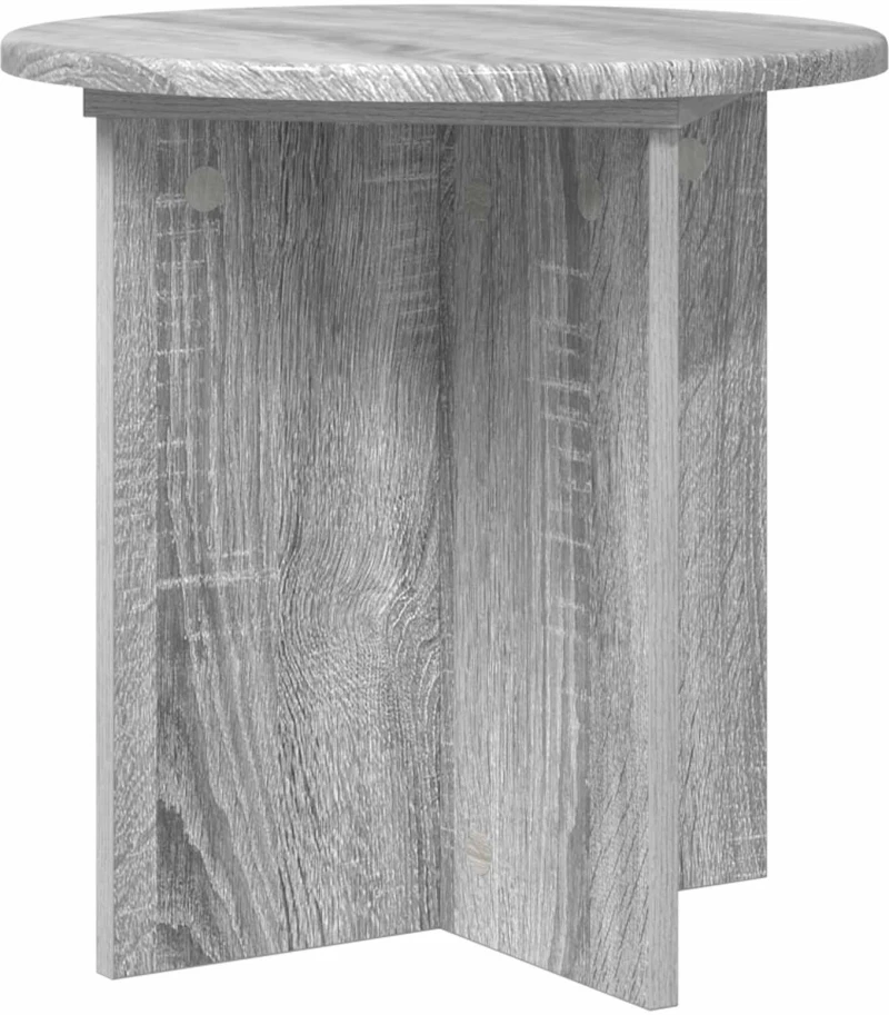 vidaXL Βάση φυτών 2 pcs Γκρι Sonoma 40 x 40 x 40 cm Επεξεργασμένο Ξύλο