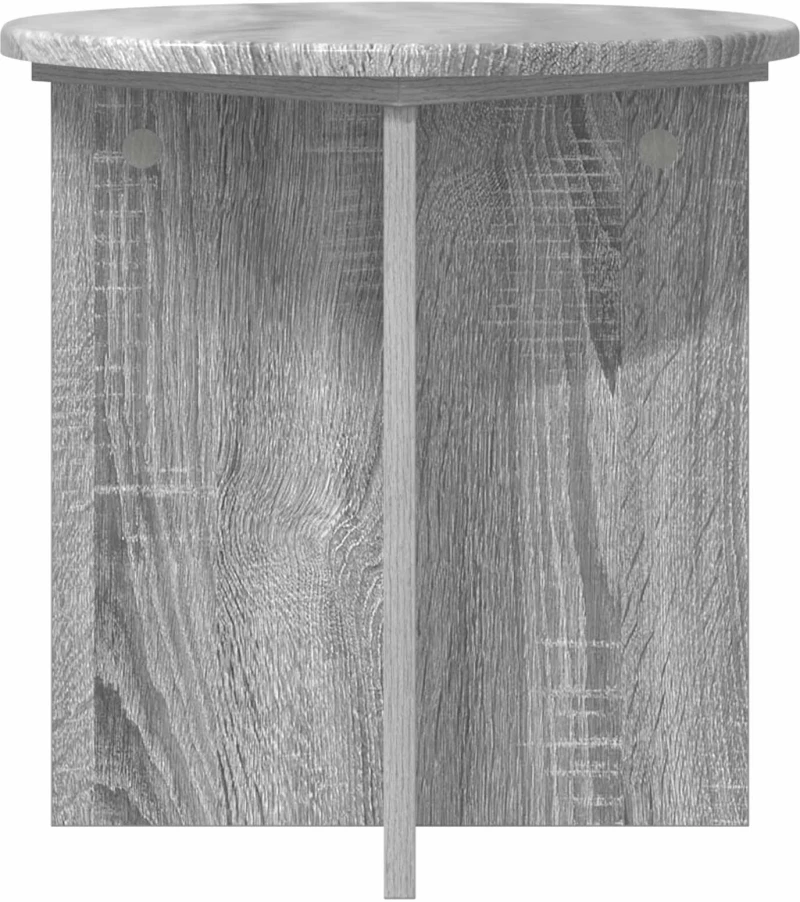 vidaXL Βάση φυτών 2 pcs Γκρι Sonoma 40 x 40 x 40 cm Επεξεργασμένο Ξύλο