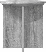 vidaXL Βάση φυτών 2 pcs Γκρι Sonoma 40 x 40 x 40 cm Επεξεργασμένο Ξύλο