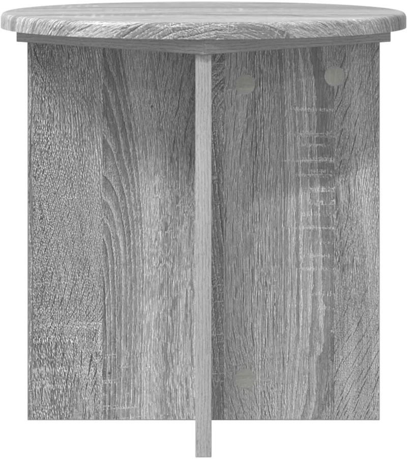 vidaXL Βάση φυτών 2 pcs Γκρι Sonoma 40 x 40 x 40 cm Επεξεργασμένο Ξύλο