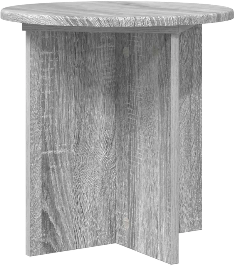 vidaXL Βάση φυτών 2 pcs Γκρι Sonoma 40 x 40 x 40 cm Επεξεργασμένο Ξύλο